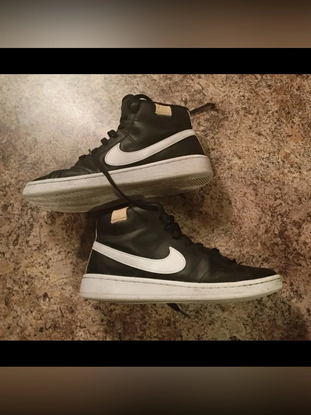 Nike Court Royale 2 Mid Black Onyx Mens Shoes Size 8
